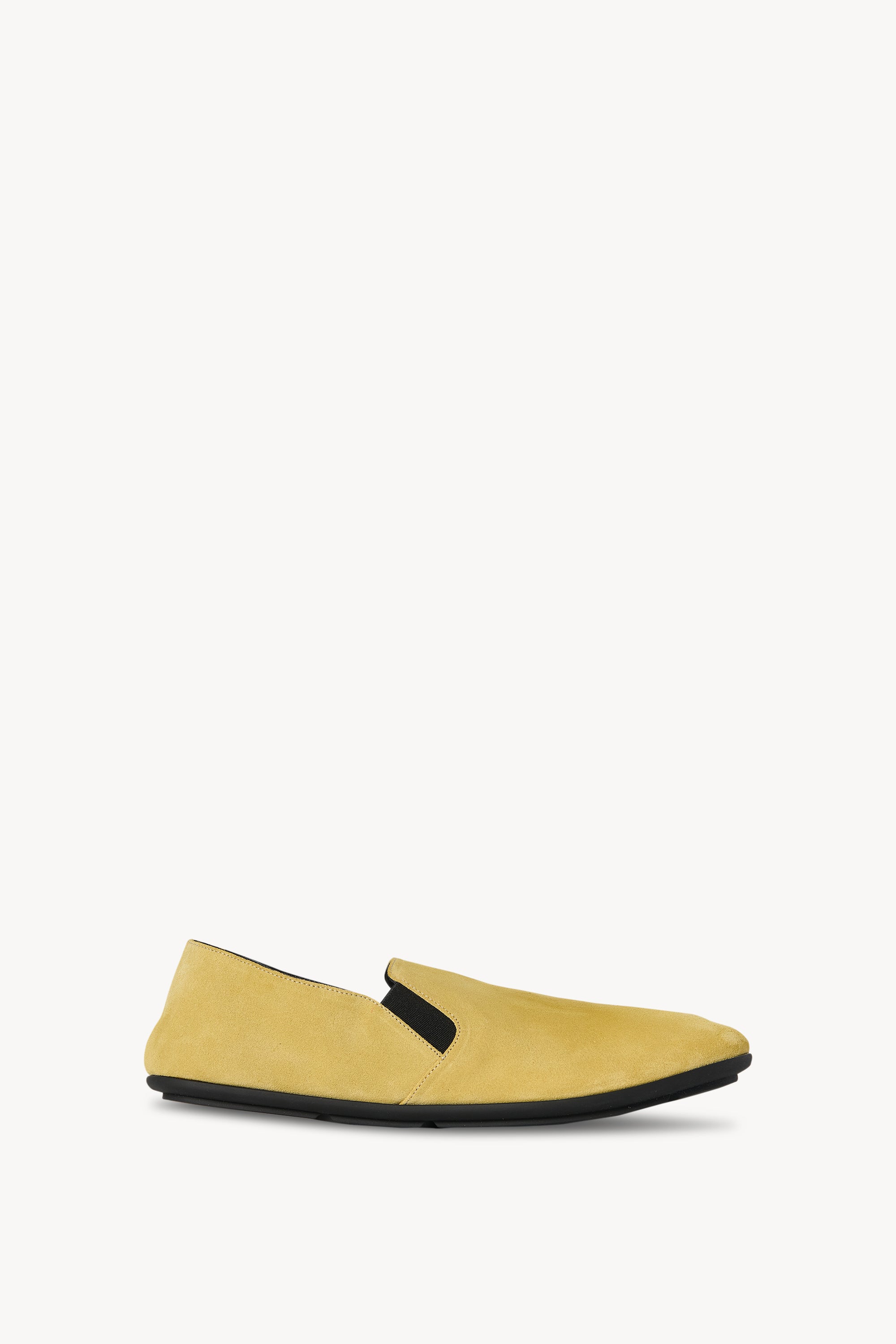 【関税込み】The Row イエロー Vincit フラットシューズ Vincit Slip On Shoe Yellow in Leather – The Row