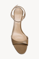 Vika Sandale à Petit Talon à Bride de Cheville en Cuir
