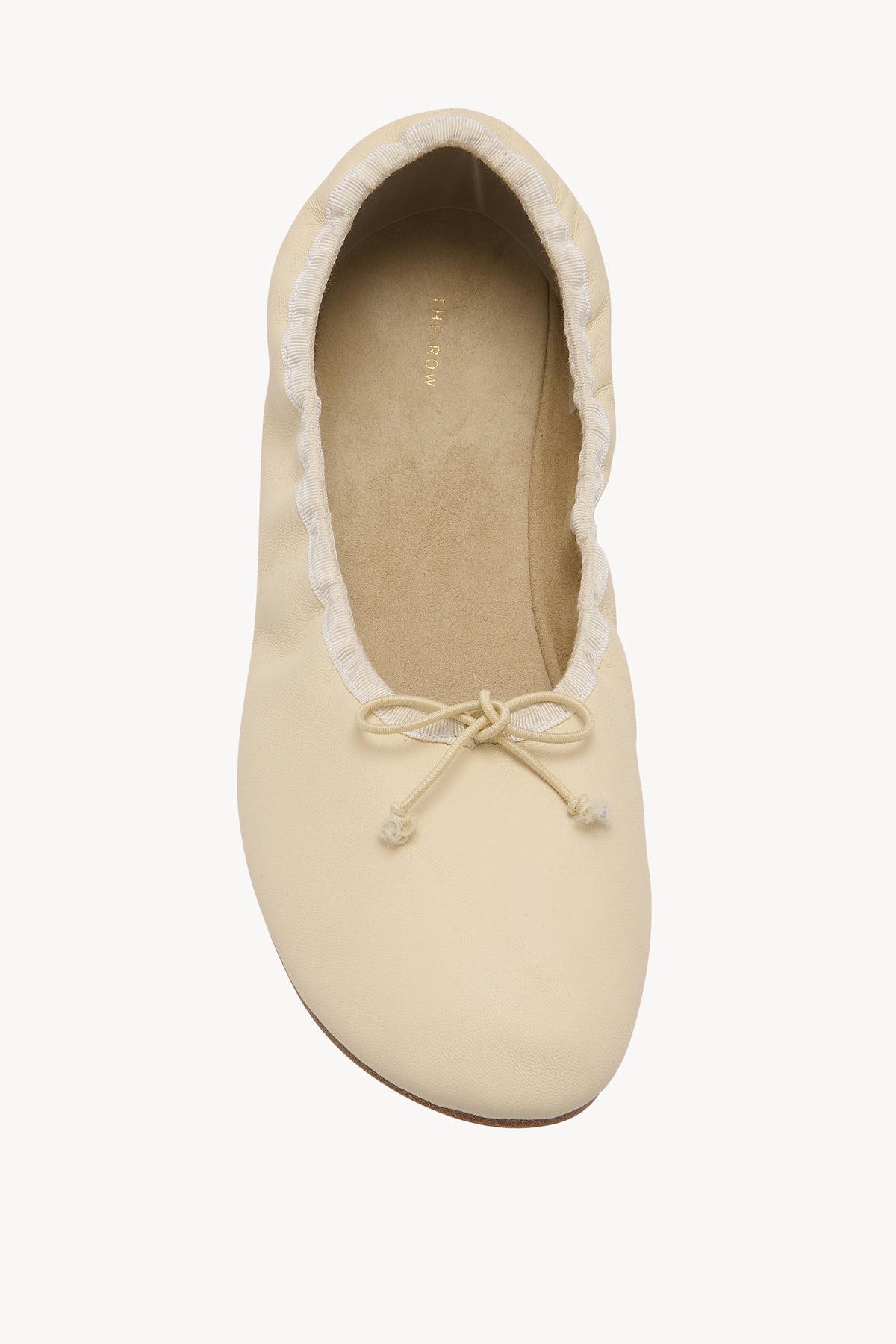 Ballerine Arrotondate Basse in Pelle