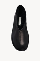 Stellaレザー&ムートンスリッパ