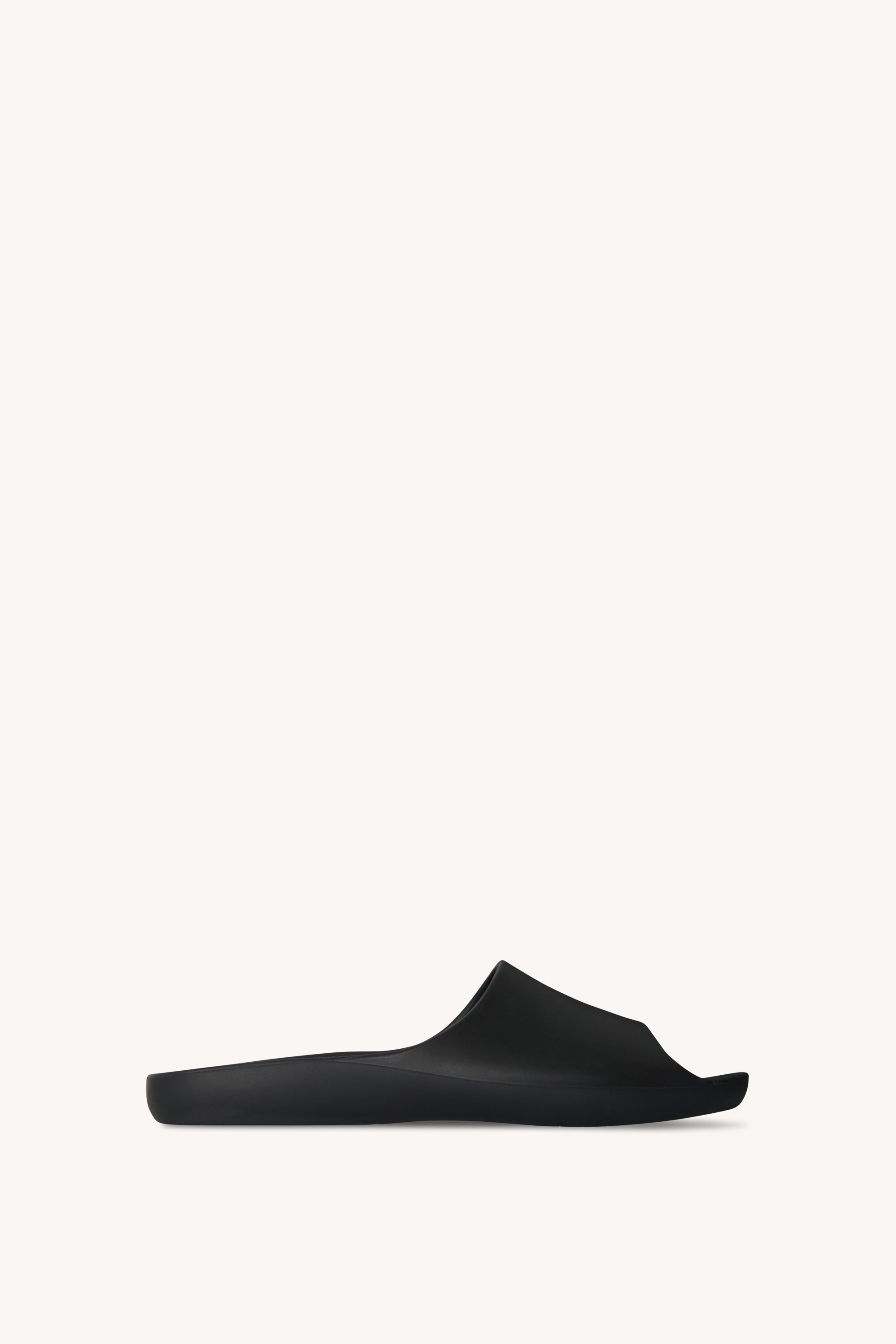 上品な足元★THE ROW Foam black rubber sandals Foam Sandal Black in Rubber – The Row