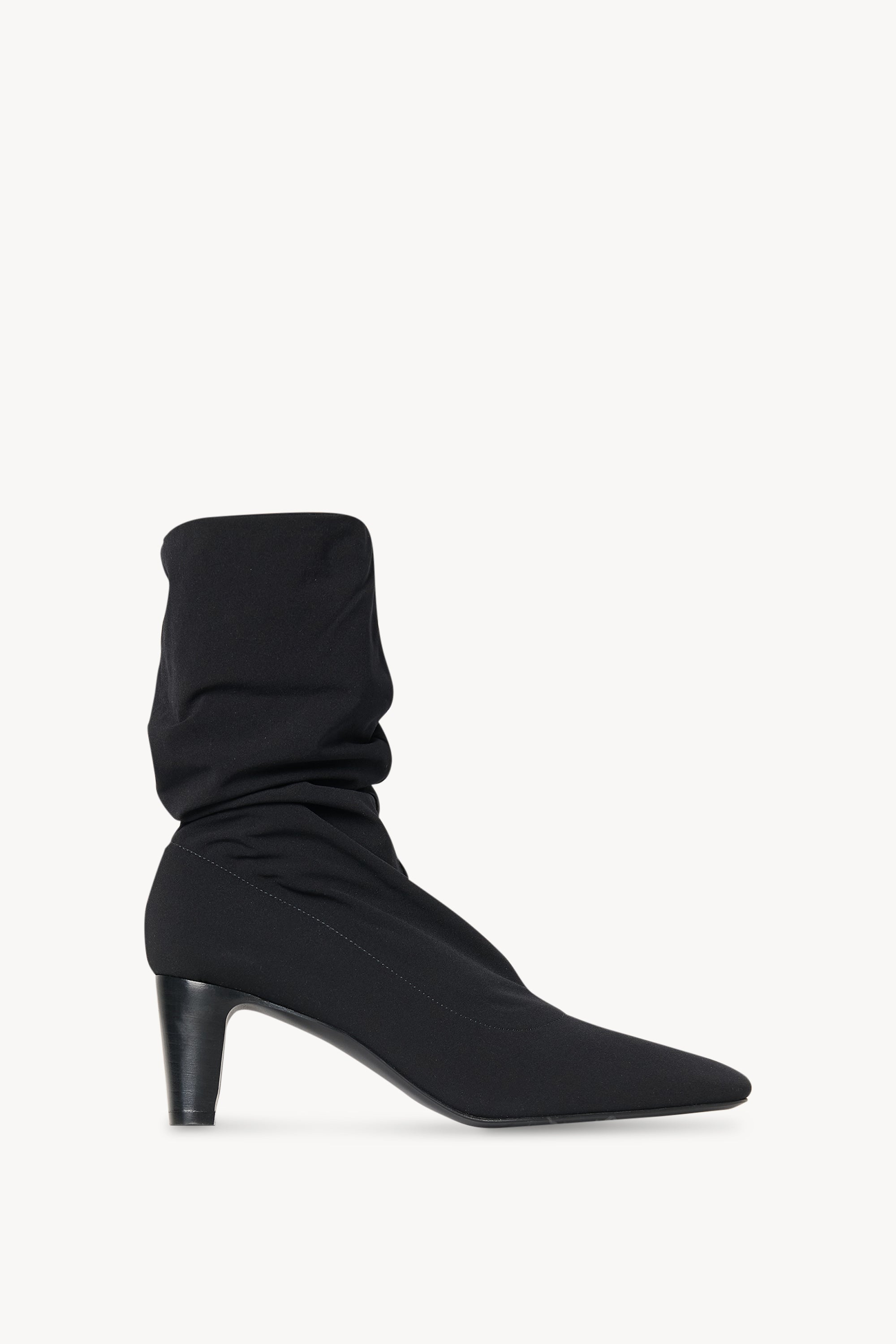 Felice Stretch Boot Black in Neoprene – The Row