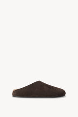 Hudson Mule en Daim et Shearling