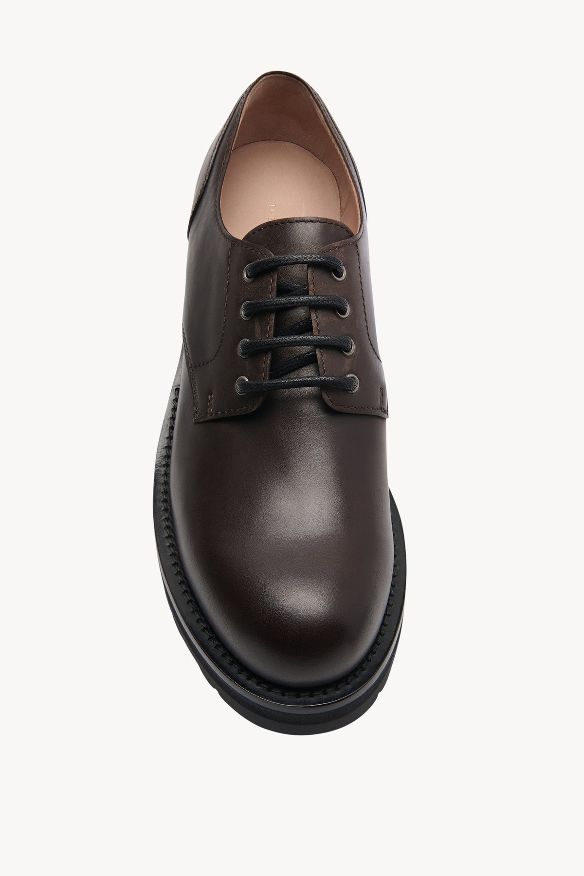 Derby Lug Sole Scarpa in Pelle