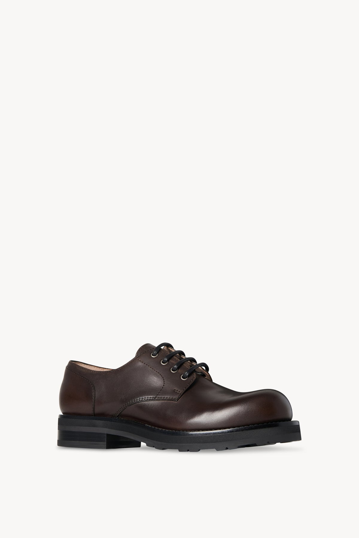 Derby Lug Sole Scarpa in Pelle