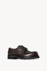 Derby Lug Sole Scarpa in Pelle