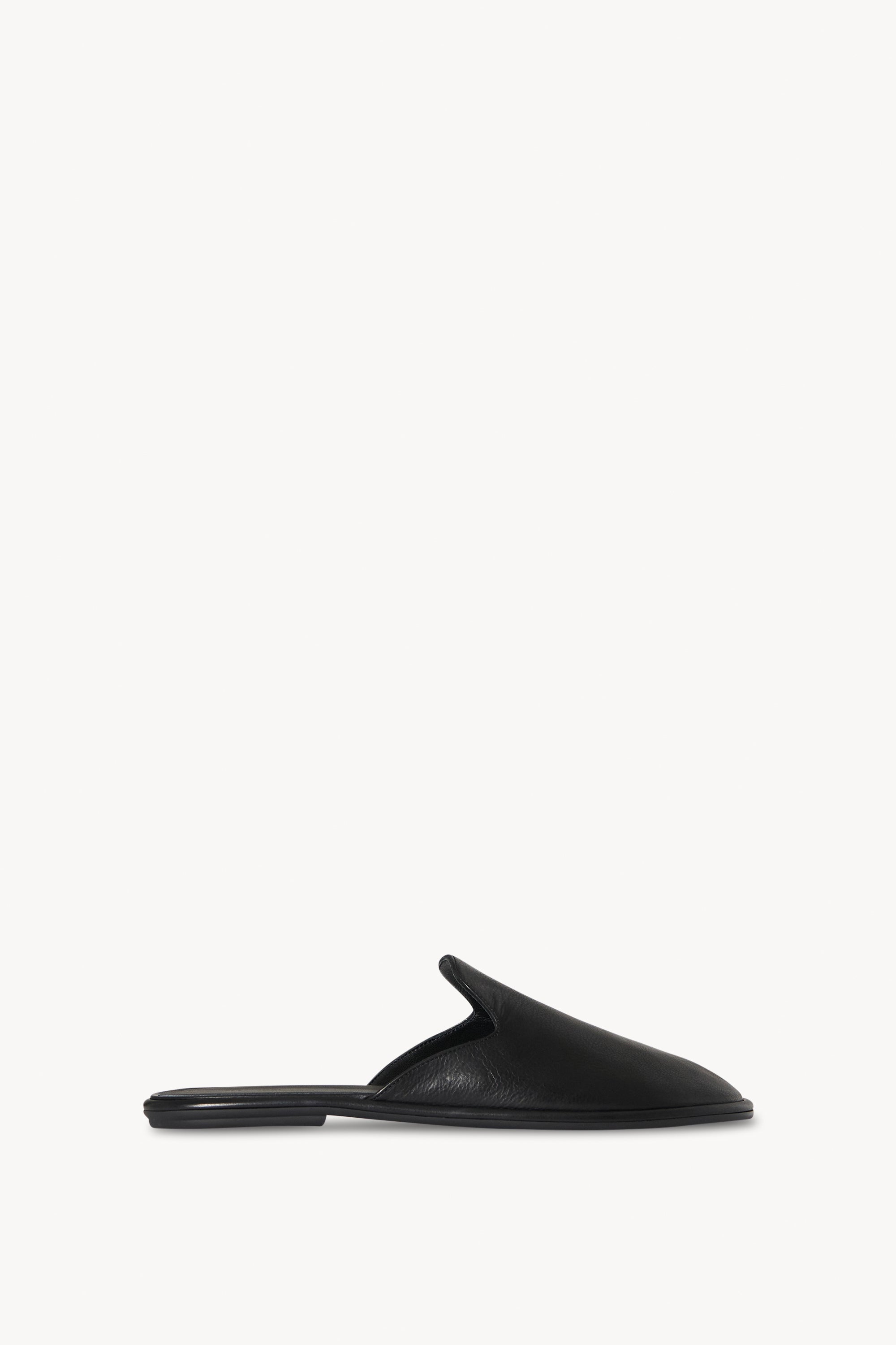 Roger Slide Black In Leather The Row roger-slide-black-in-leather-the-row