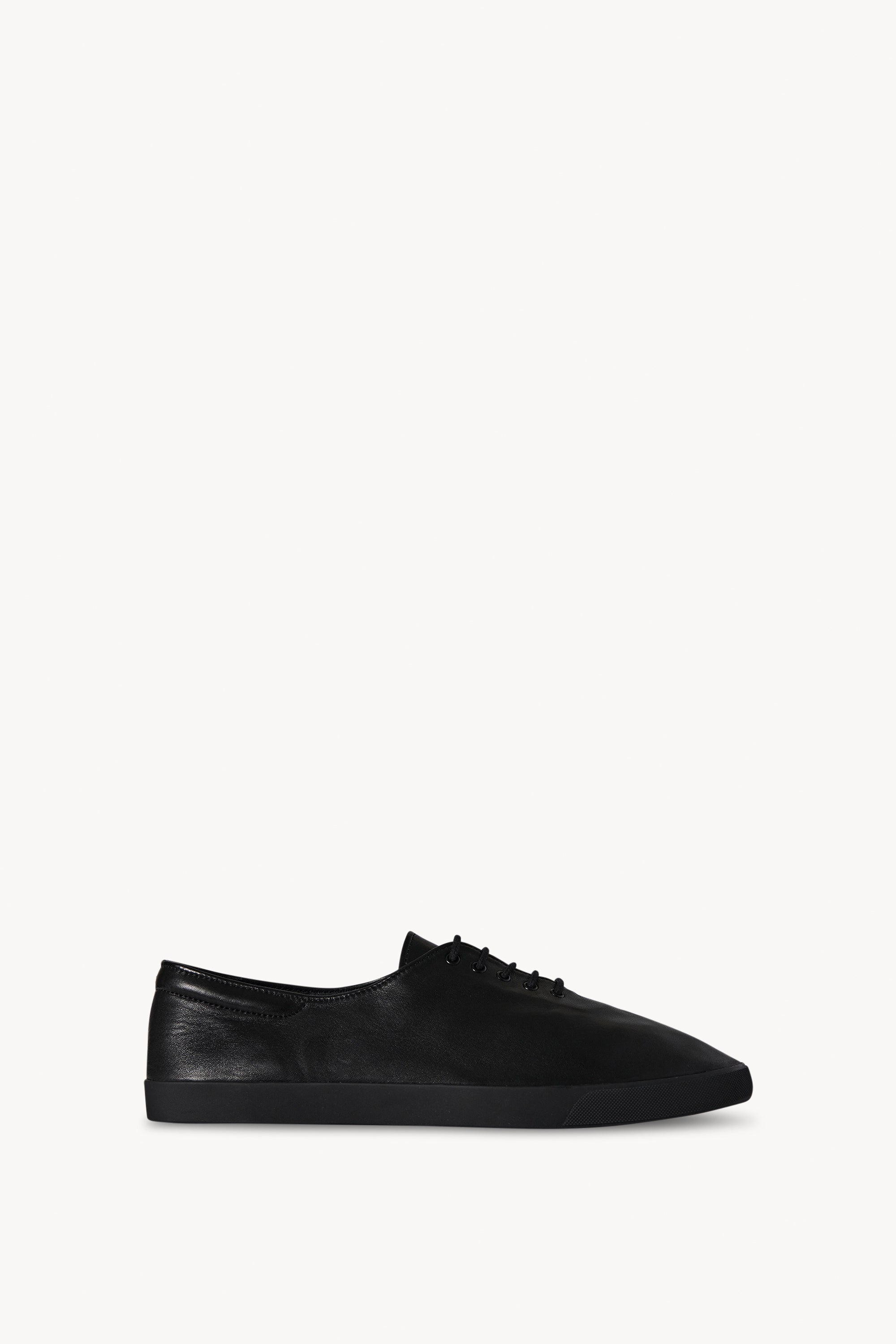 Sam Sneaker Black In Leather The Row sam-sneaker-black-in-leather-the-row