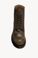 Lug Sole Lace Up Boot in Leather