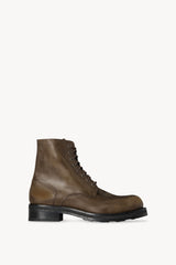 Lug Sole Lace Up Boot in Leather