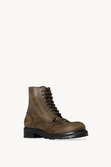 Lug Sole Lace Up Boot in Leather
