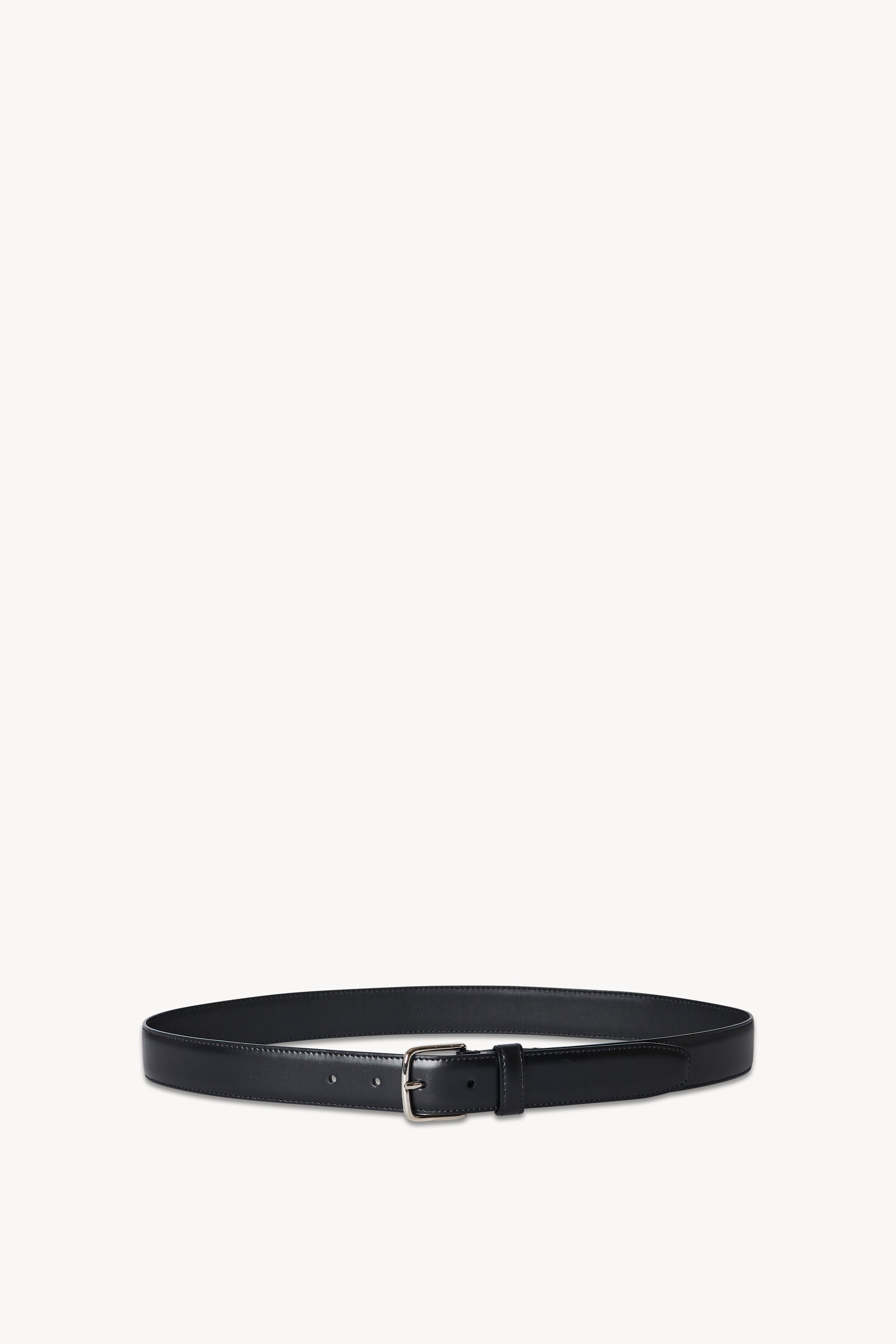 ファッション通販 安い Leather in Black Belt Classic – Row The 小物
