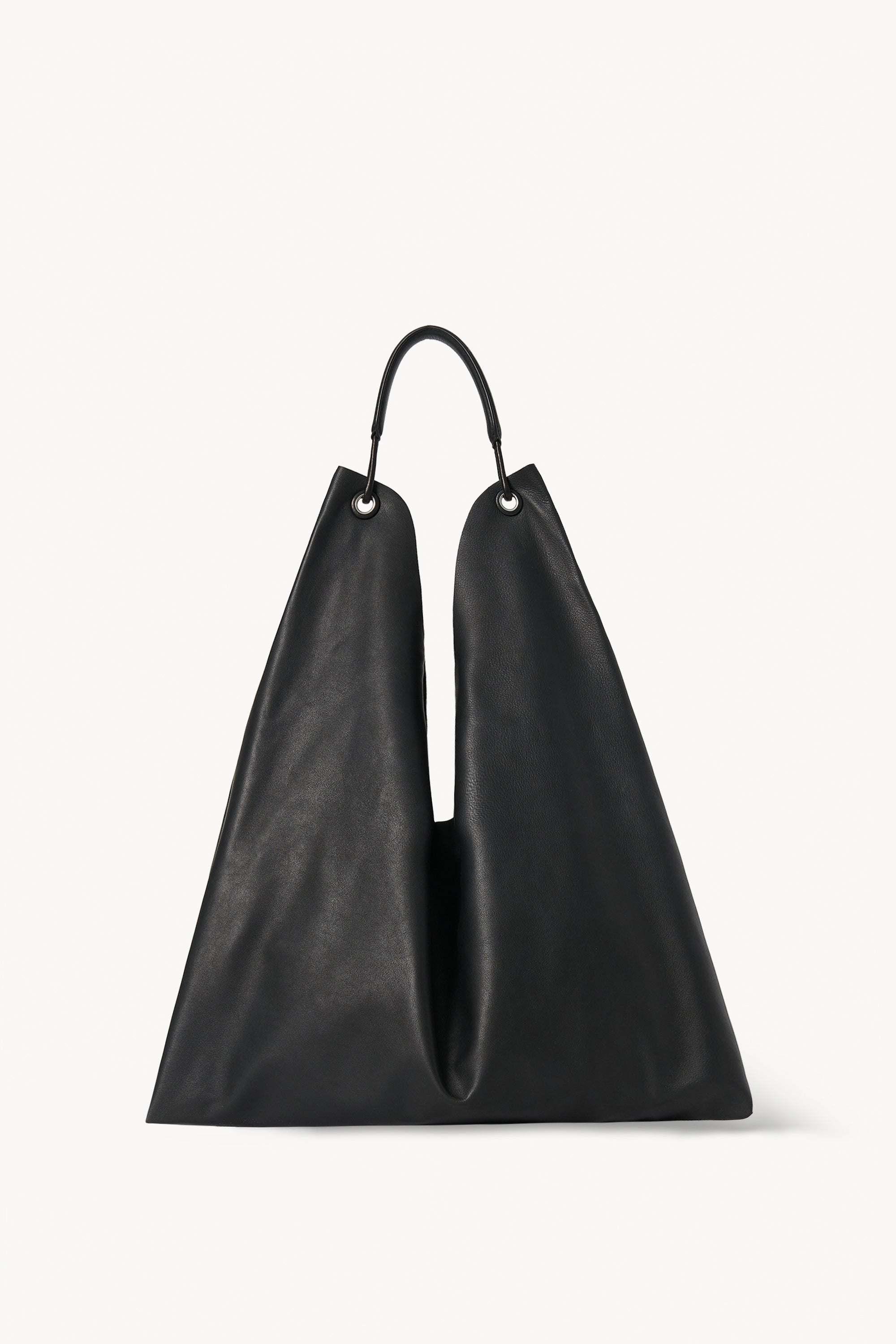 【THE ROW】Bindle Threeスエード製バッグ Bindle Threeスエード製のバッグ ブラック – The Row