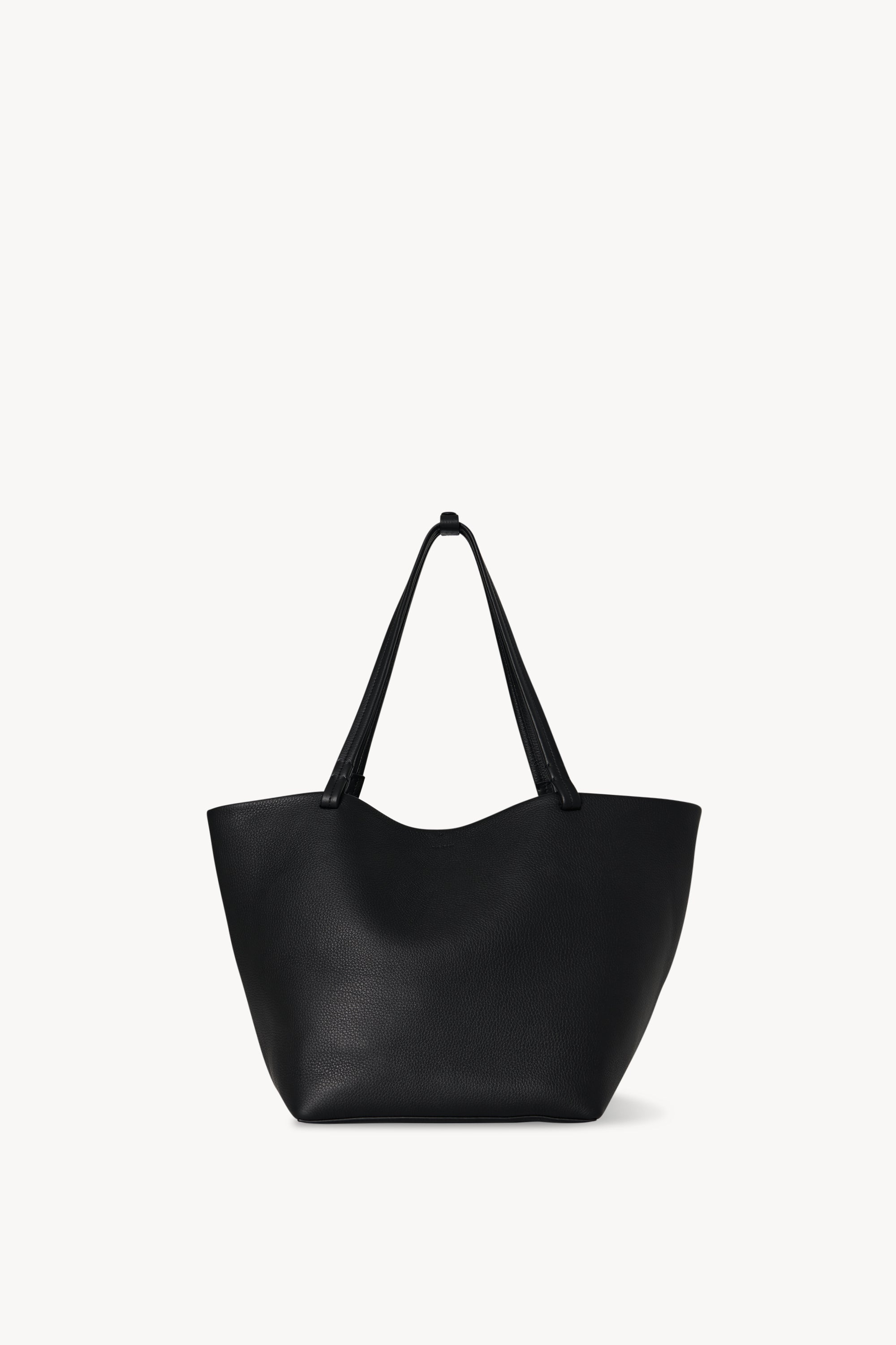 Park Tote Three Bag Black in Leather – The Row