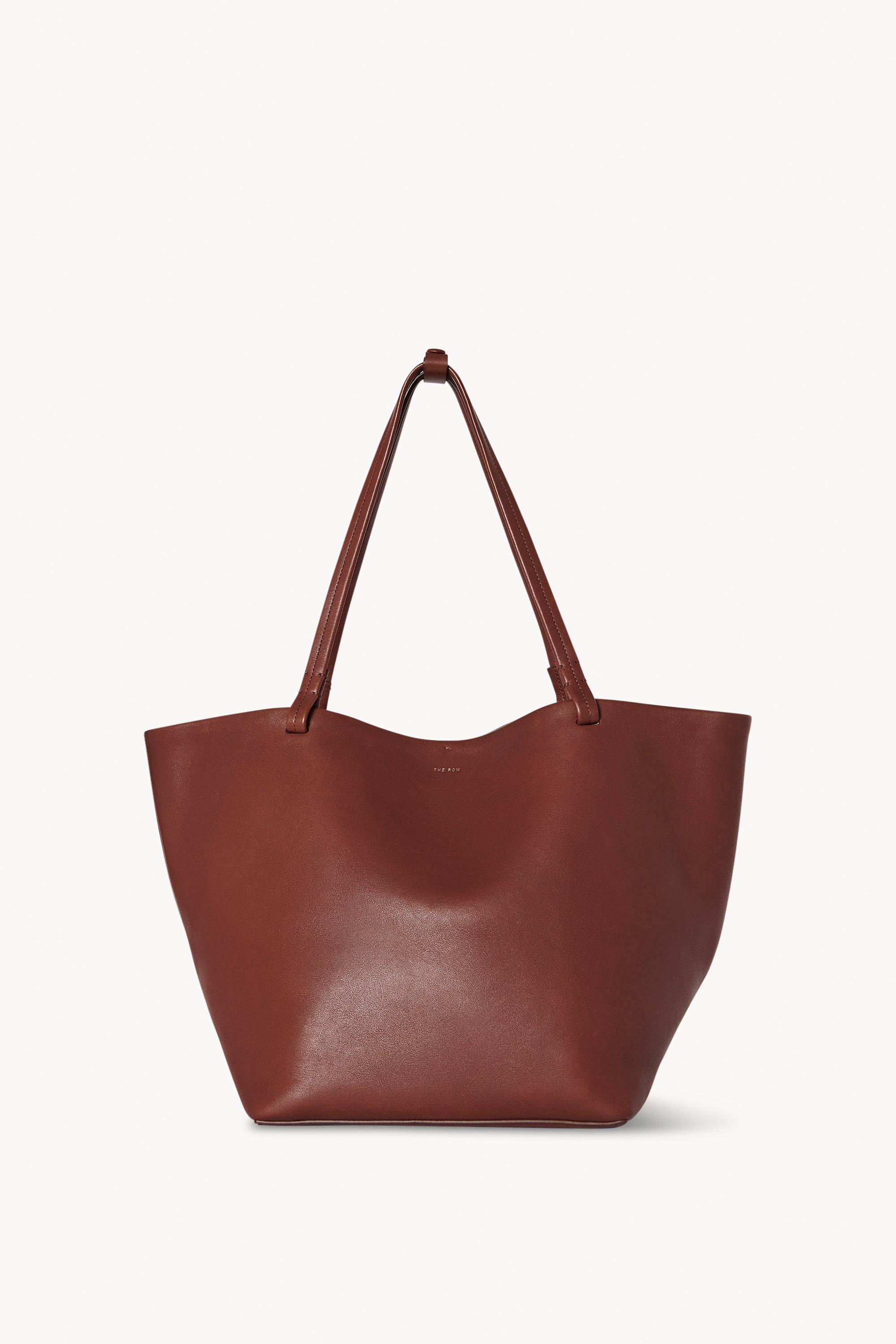 The row park three leather tote Clearance