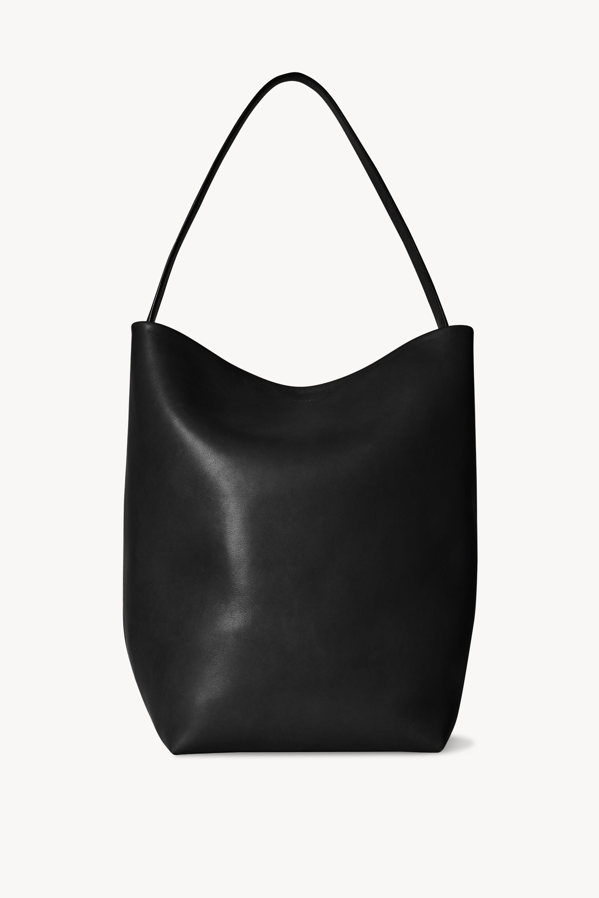 THE ROW ザロウ  Large N/S Park Tote スエードラージトートバッグ BLACK イタリア正規品  新品 W1273 L25