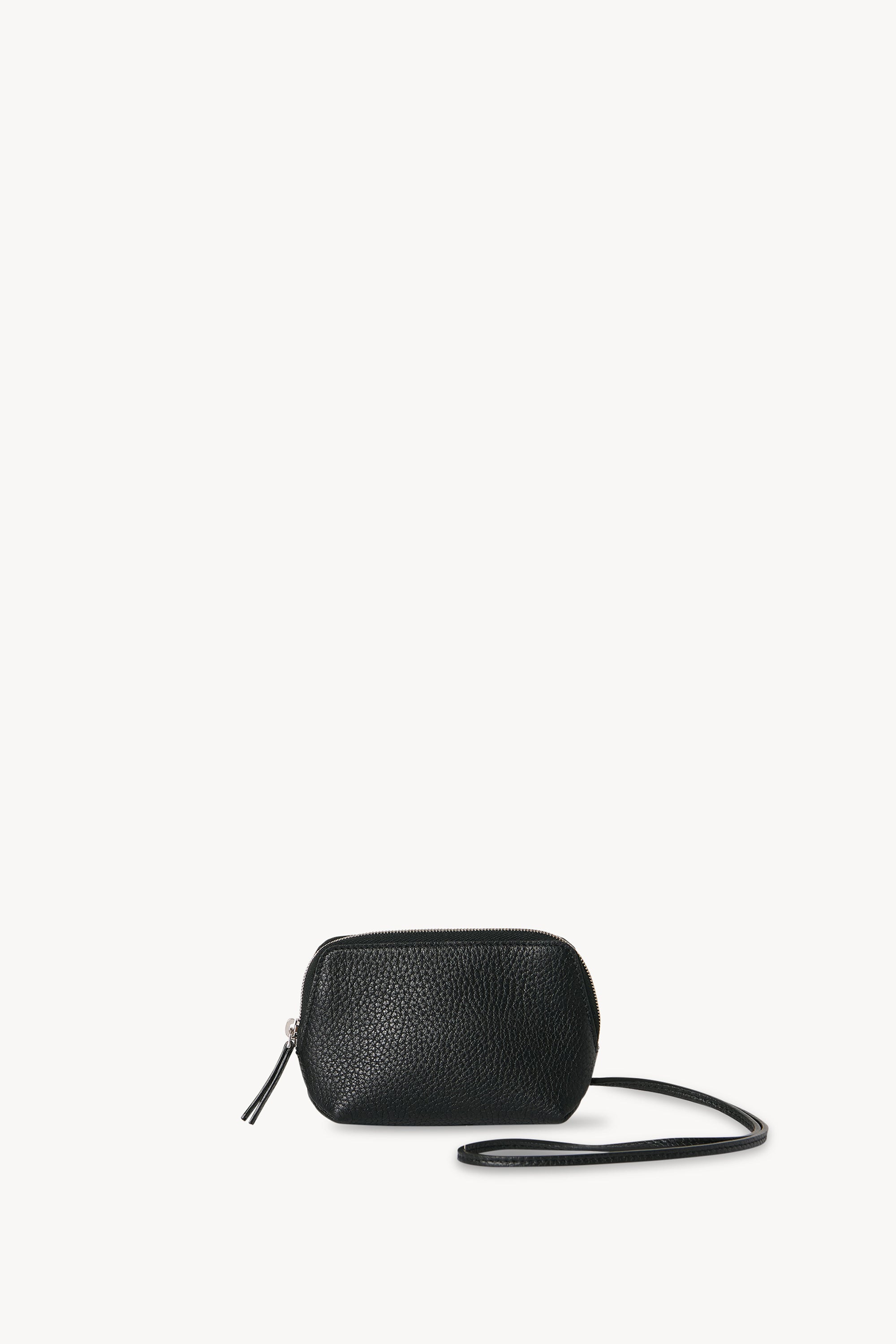 バッグ THE ROW Owen Pouch Grain Leather black Owen Pouch Black in Leather – The Row