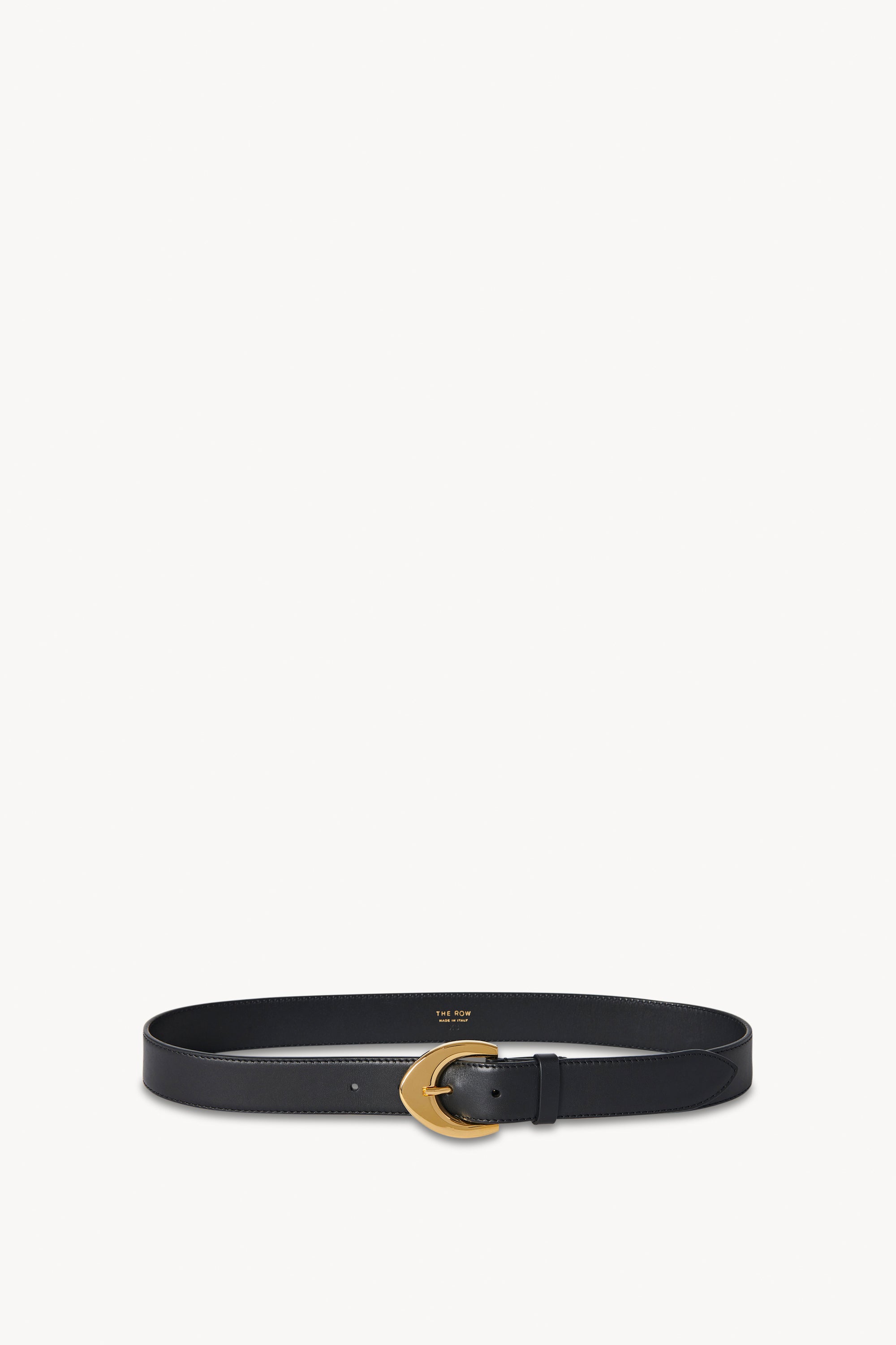 Arrow Belt Black in Leather The Row