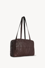 Astra Bowling Bag in Embroidered Leather