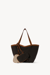Park Tote Three Canvas Bag in Cotton and Leather
