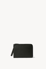 皮革中号手拿腕包