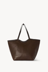 XL Stitched Park Tote Bag in Leather