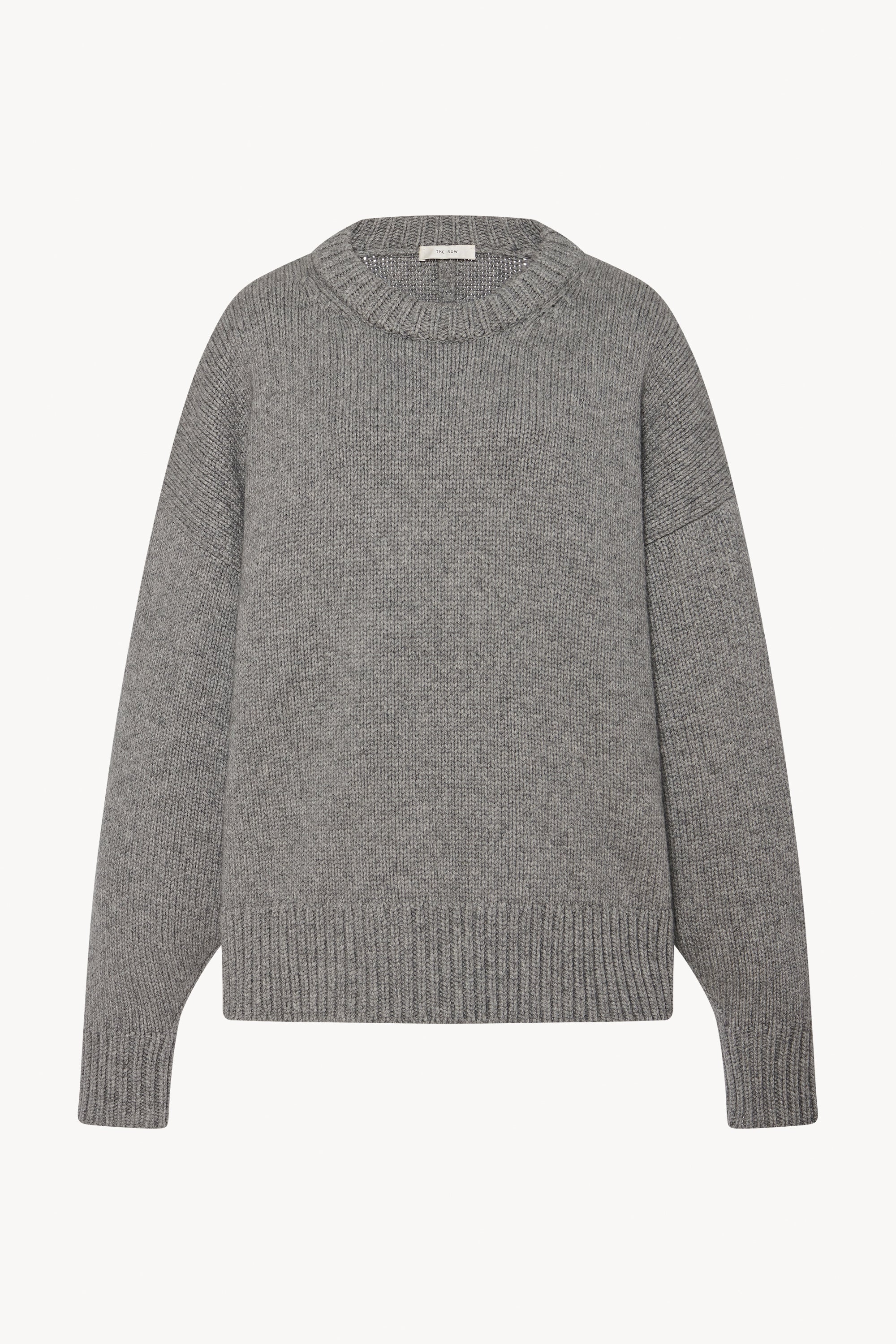 Ophelia Top Grey in Wool and Cashmere – The Row