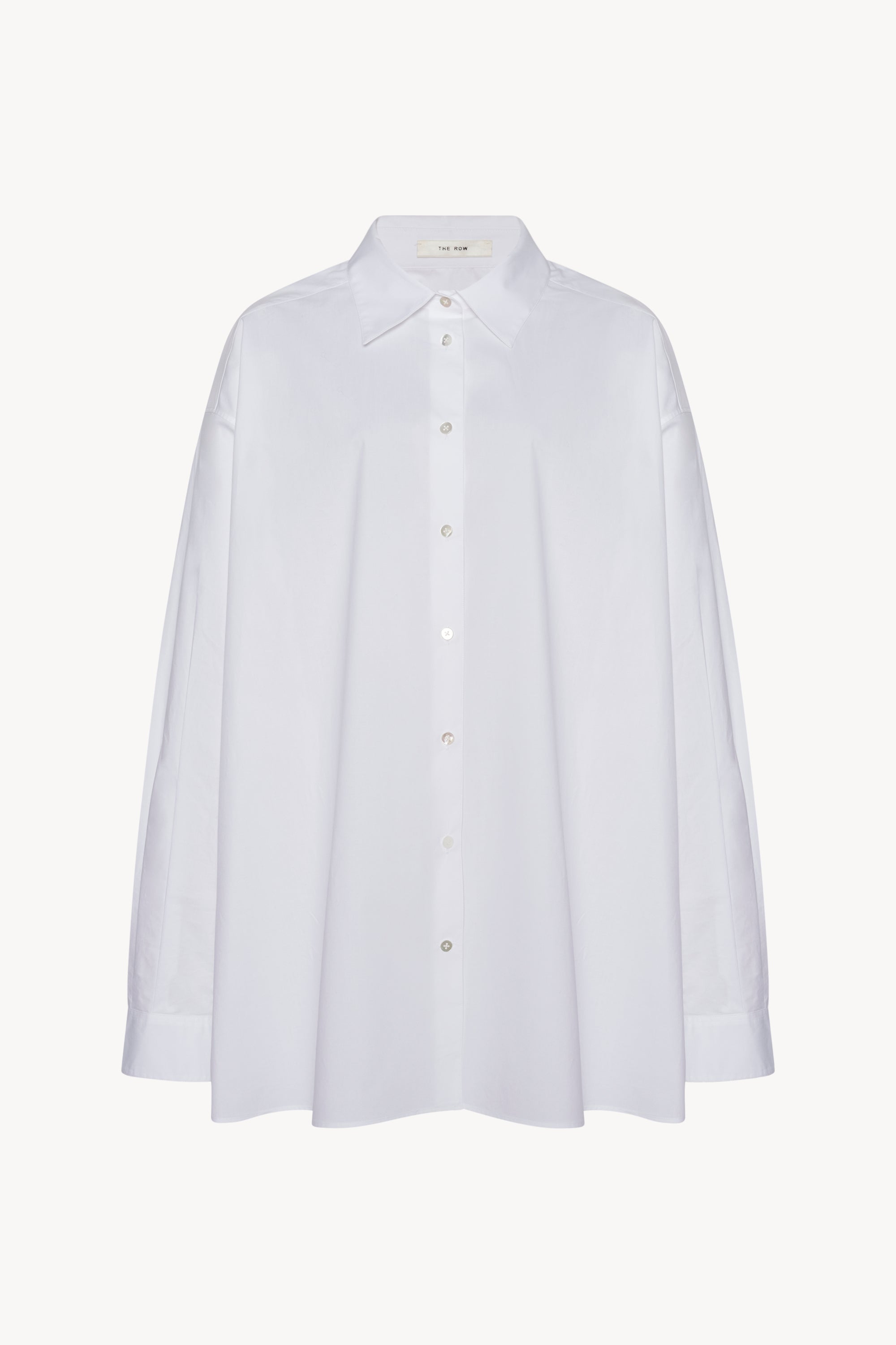 Luka Shirt White in Cotton â The Row