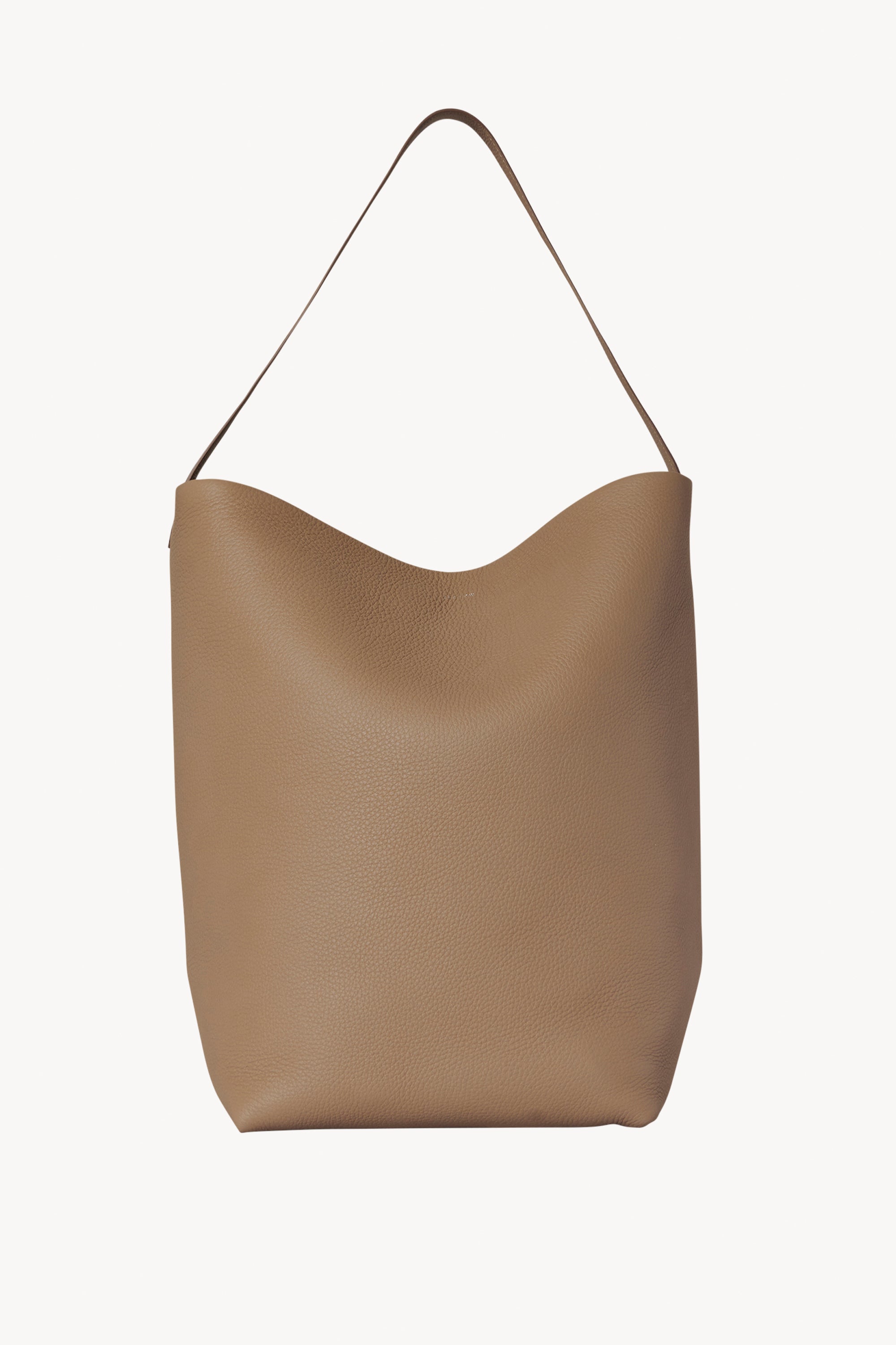 Medium N/S Park Tote Bag Tan in Leather – The Row