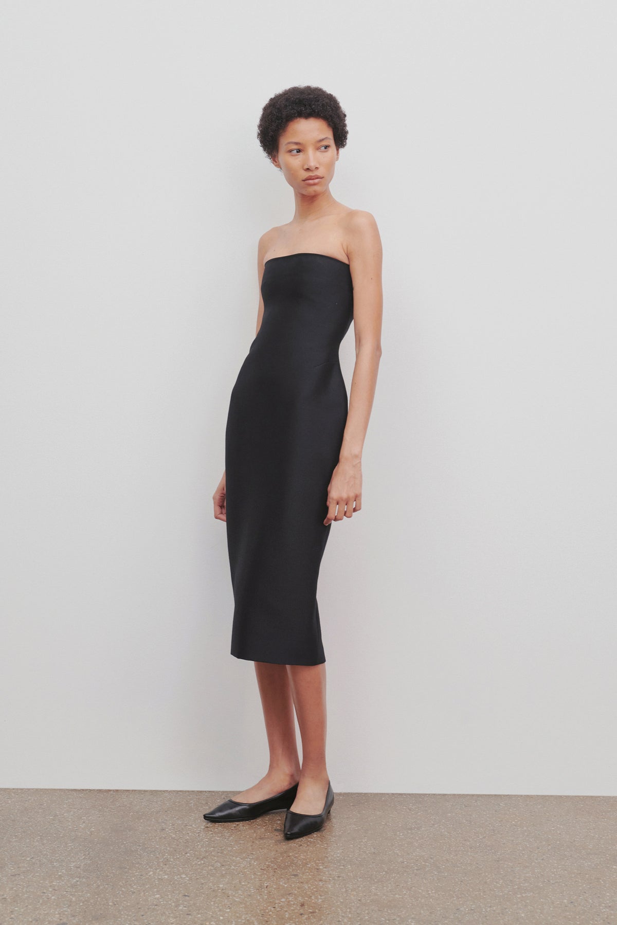 Nita Dress in Wool and Silk