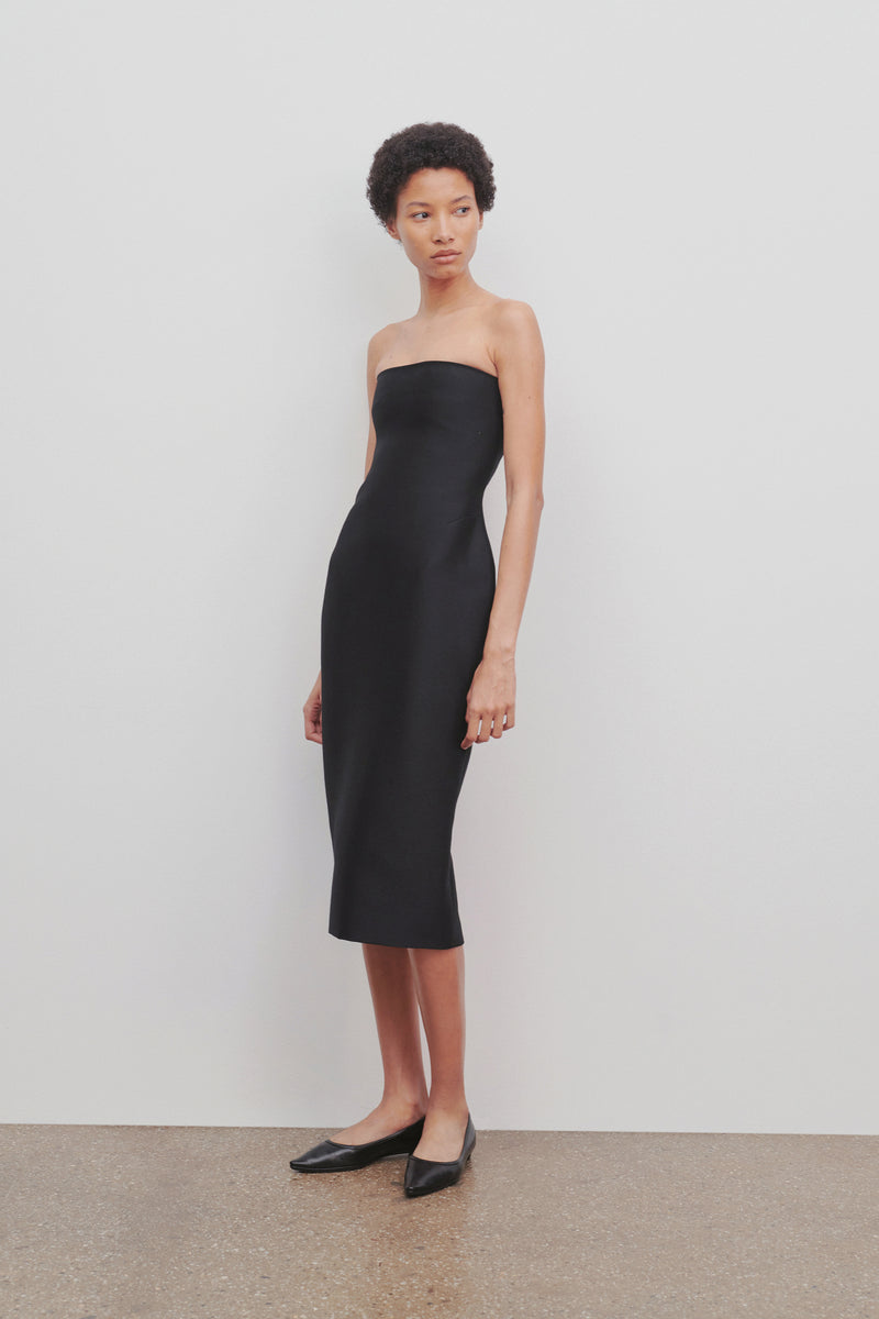 Nita Dress in Wool and Silk