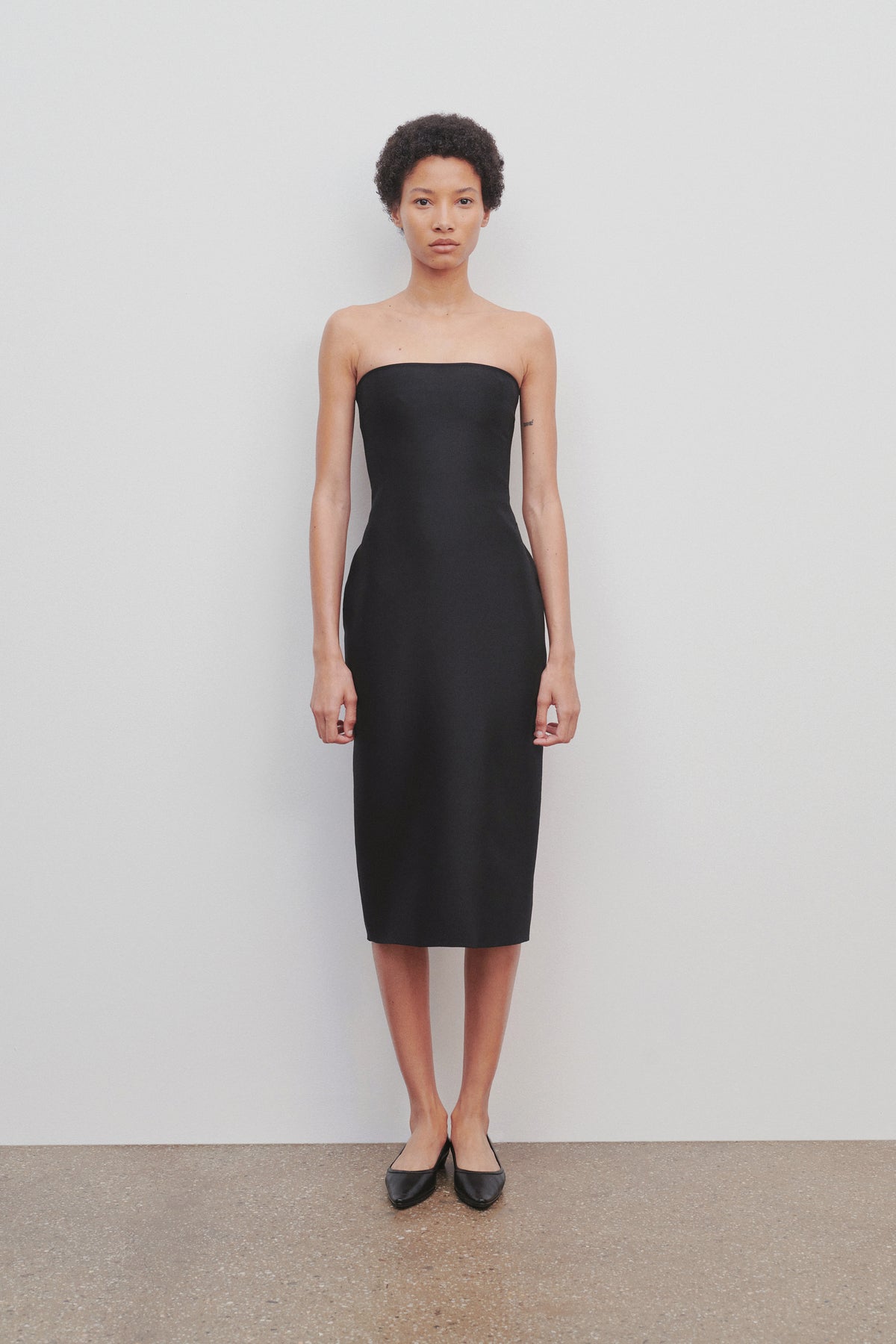 Nita Dress in Wool and Silk