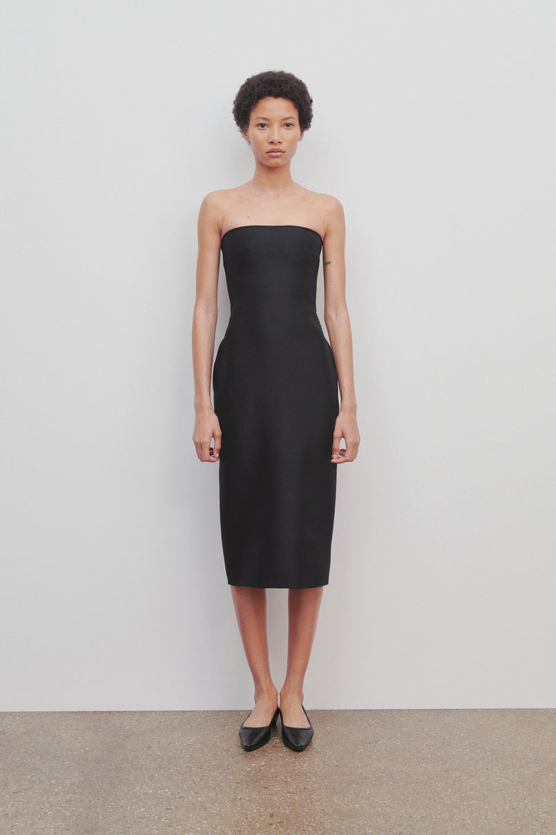 Nita Dress in Wool and Silk