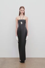Reeta Dress in Virgin Wool and Silk