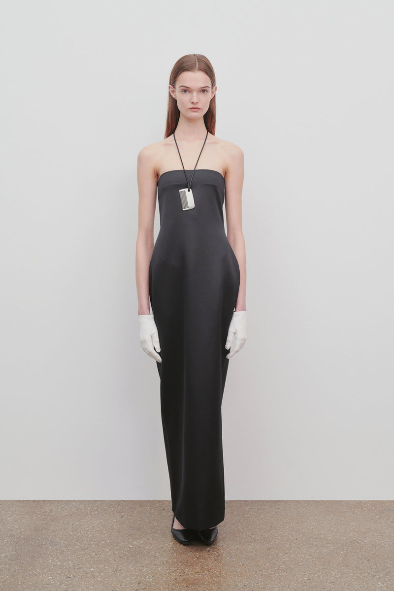 Reeta Dress in Virgin Wool and Silk