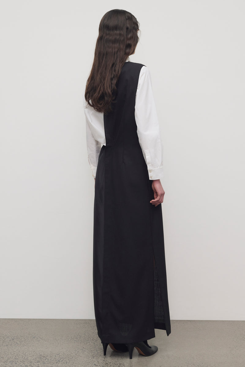 Robe Cyrene en Laine Vierge et Soie