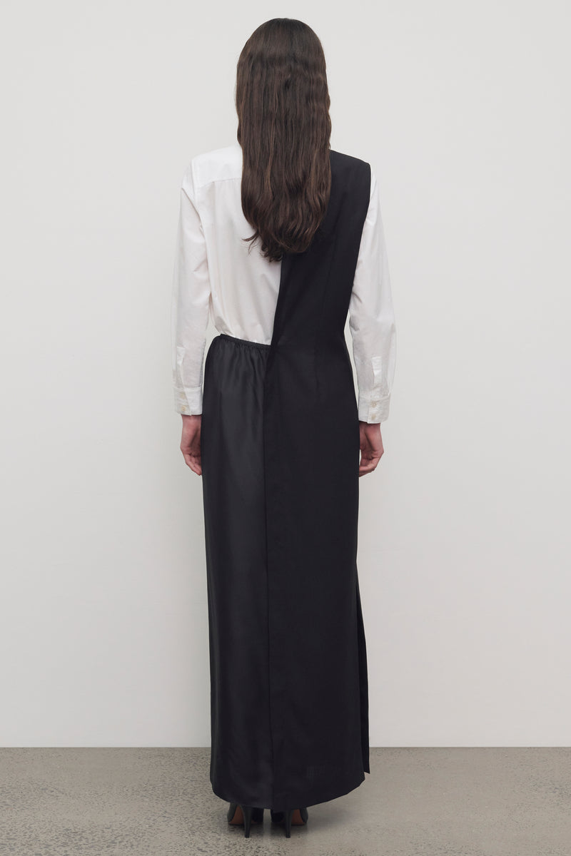 Robe Cyrene en Laine Vierge et Soie