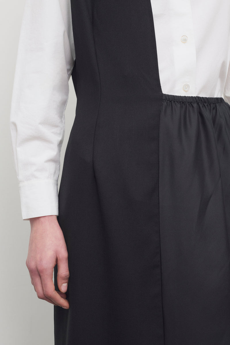 Robe Cyrene en Laine Vierge et Soie