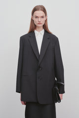 Clotho Jacket in Virgin Wool and Mohair