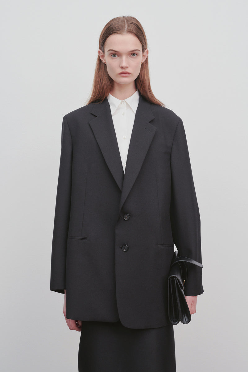 Clotho Jacket in Virgin Wool and Mohair