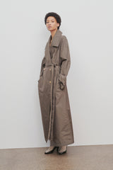 Cadel Coat in Polyester and Silk