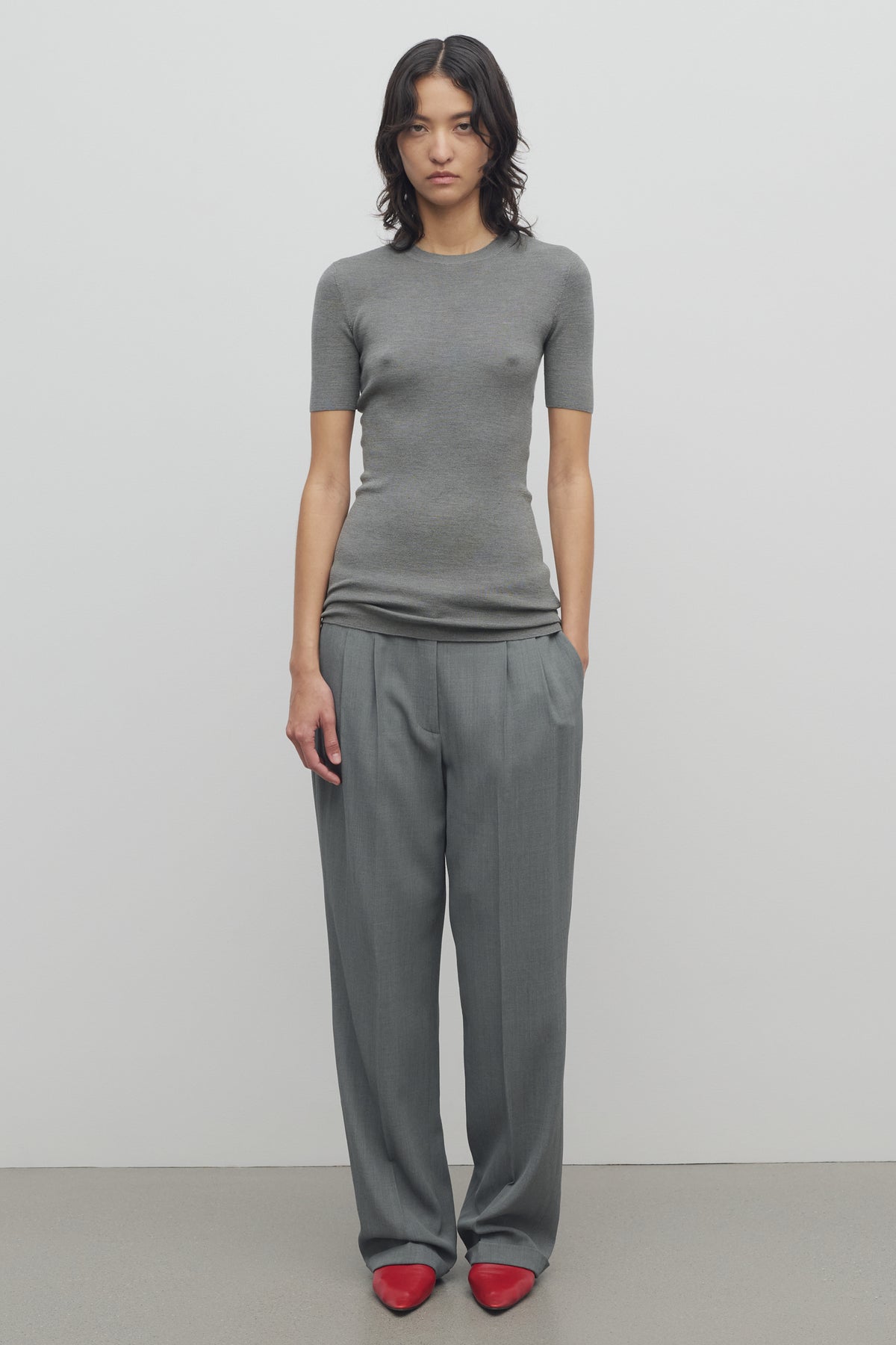 Everhart 初剪羊毛和粘胶纤维混纺长裤