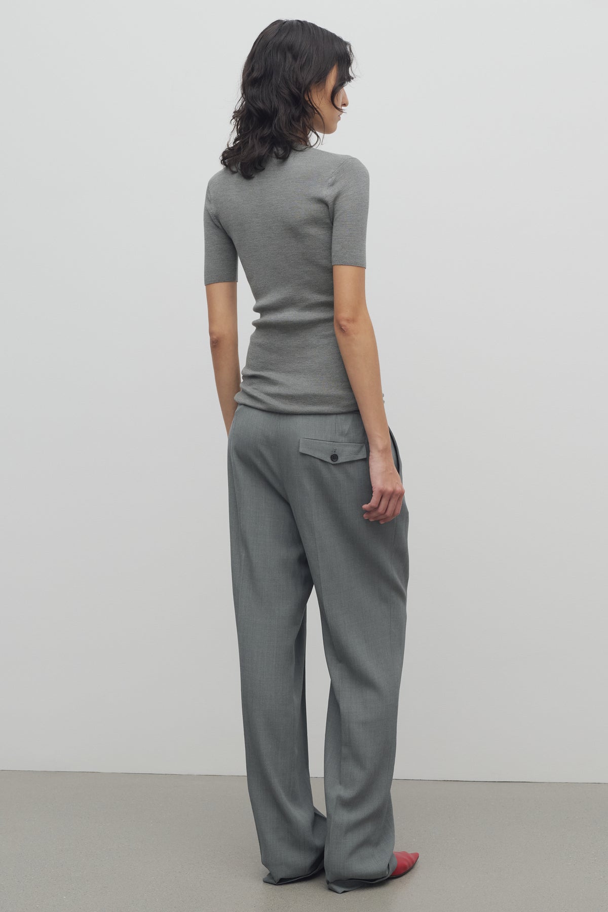 Everhart 初剪羊毛和粘胶纤维混纺长裤