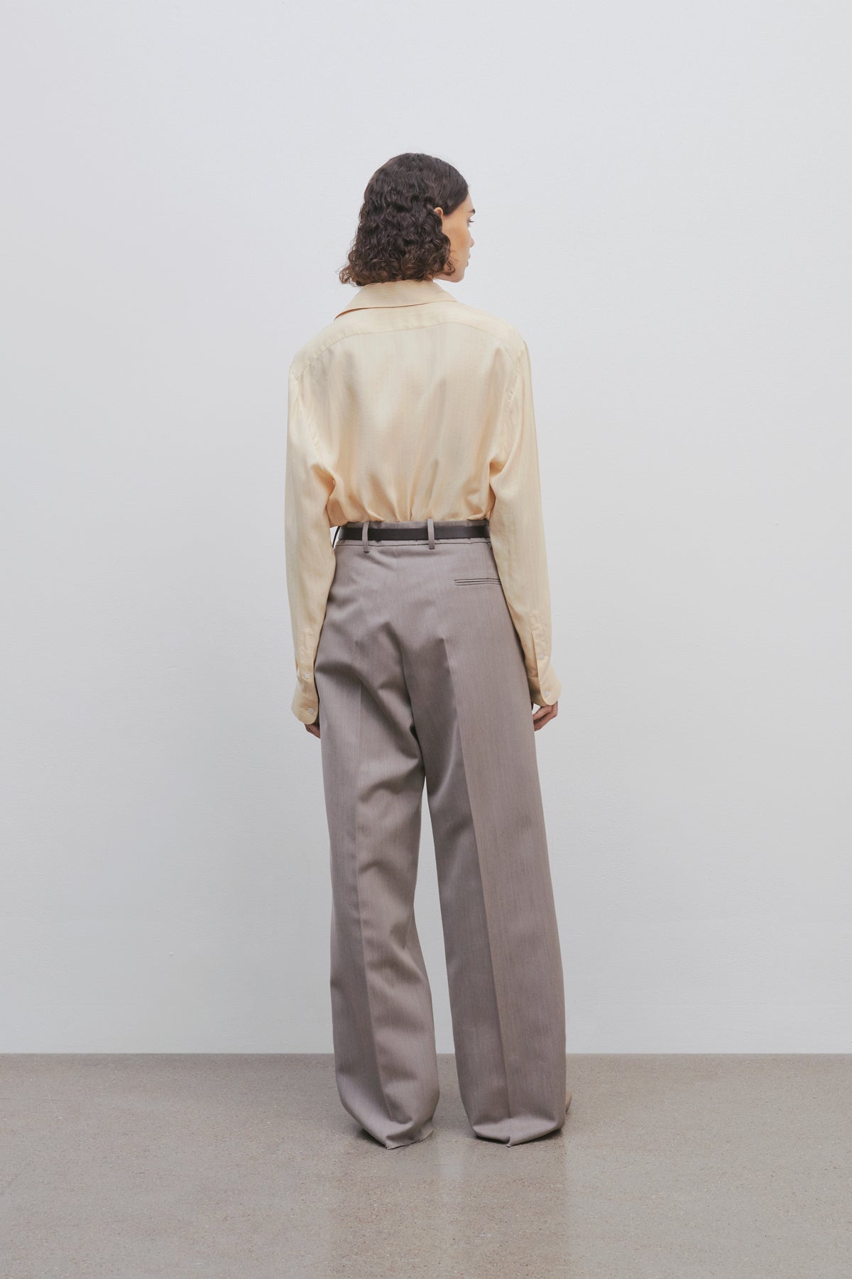 Roan Pant in Virgin Wool and Silk