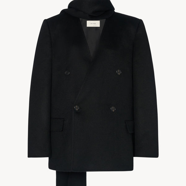 ザロウ　ブラック　ジャケット Calitra Jacket Black in Cashmere – The Row