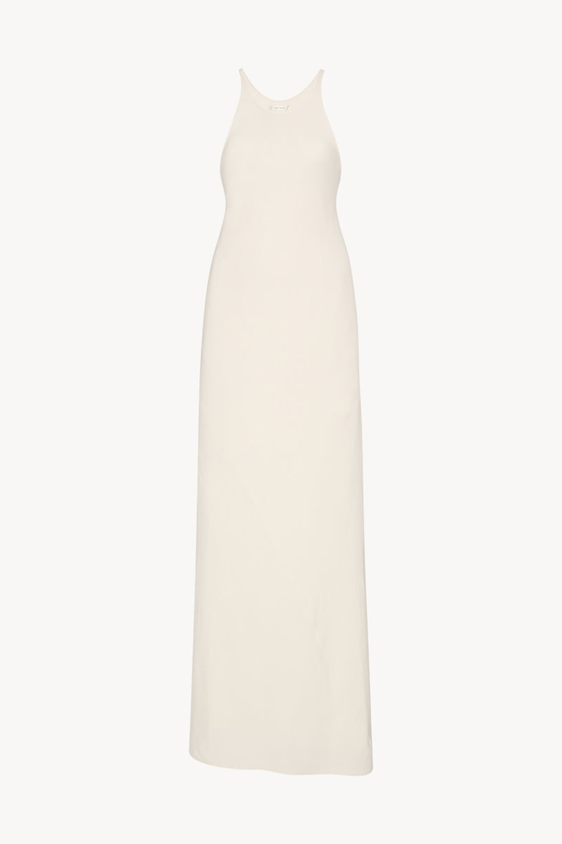 the row white dress Dresses | Summer 2026 Collection length column dress in smooth heavyweight silk with open back slit The Row - Women's Johanne