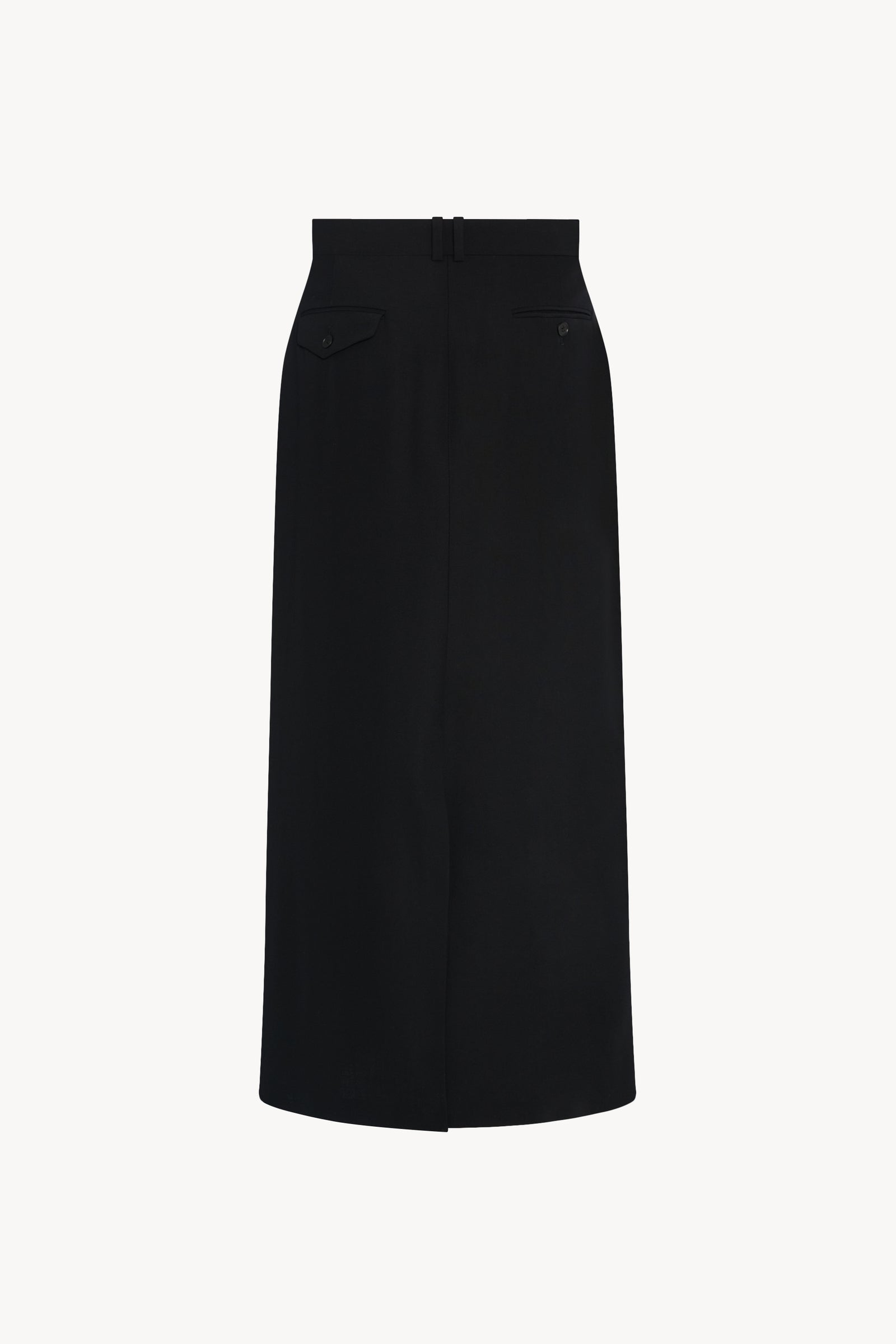 ★SIO★WIDE RIBBED SKIRT [BLACK]★正規品/韓国送料込 Seraphyne Skirt Black in Virgin Wool – The Row