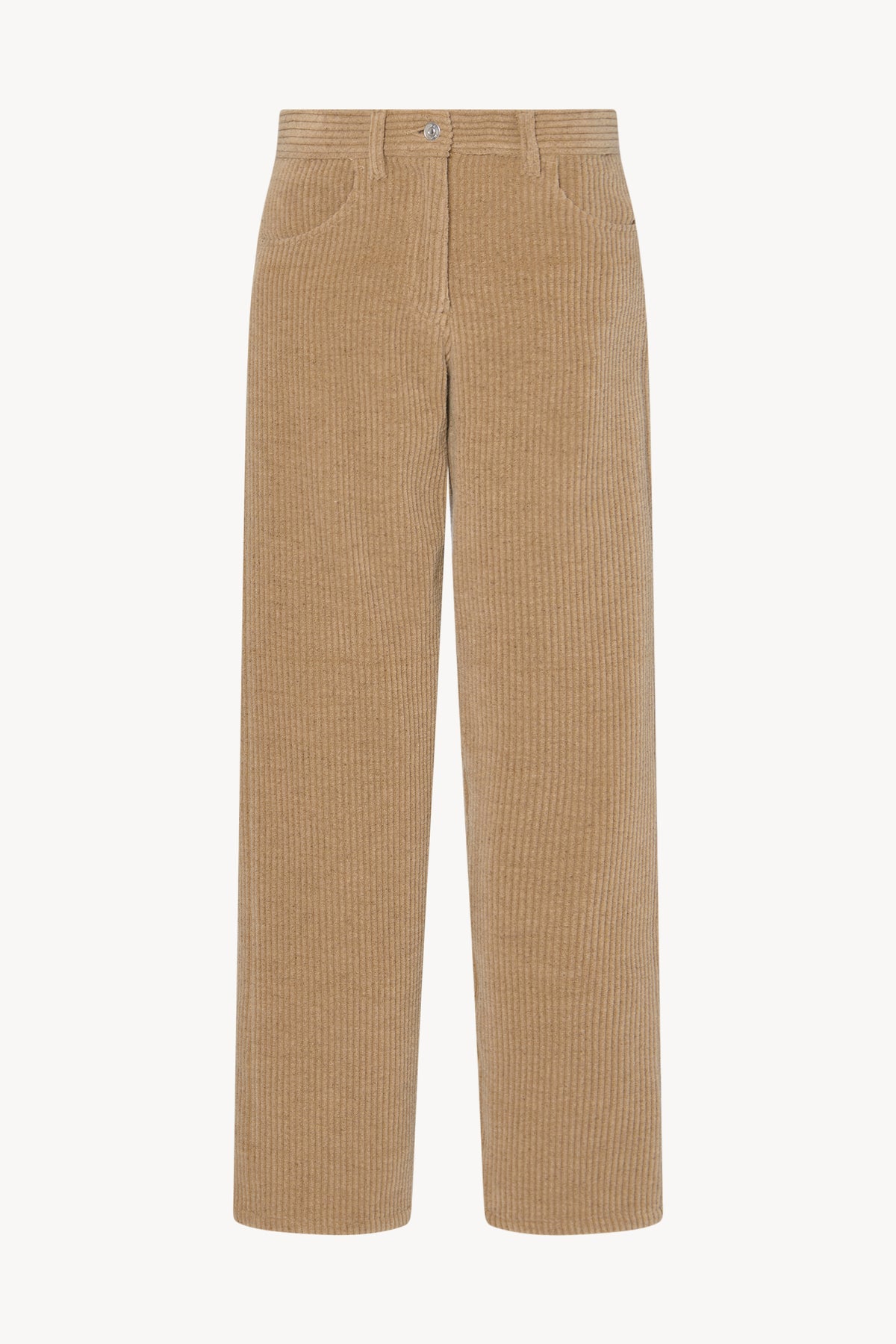 Clair Pant Tan in Corduroy – The Row