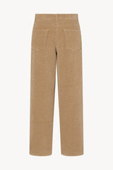Clair Pantalon en Velours Côtelé