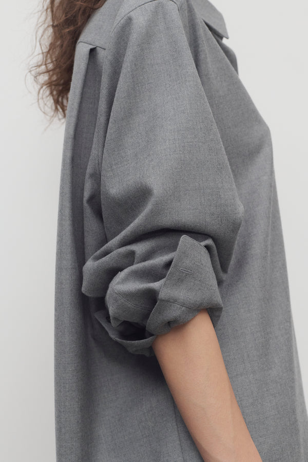 THE ROW 深いカーキ　シルクシャツ レディース ウィメンズ シャツ＆トップス：シルク、カシミヤ、リネン